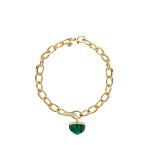 Dome Majesty Malachite Bracelet 