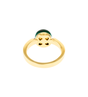 Dome Noble Malachite Ring 