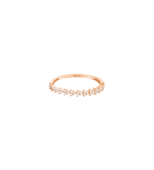 Djula Multi-arrows Diamond Engagement Ring in 18K Gold