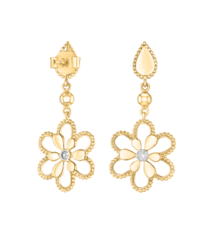 Farfasha Frou Frou Diamond Flower Earrings