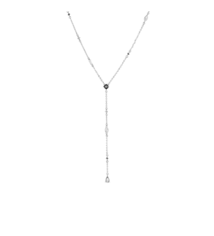 Fireworks Sparkler Diamond Necklace in 18K White Gold