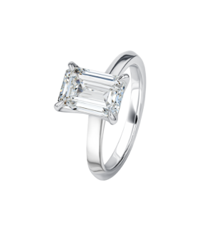 Gaia Brilliant Diamond Ring in 18k White Gold