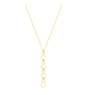 Galeria Disc 18k Yellow Gold Necklace