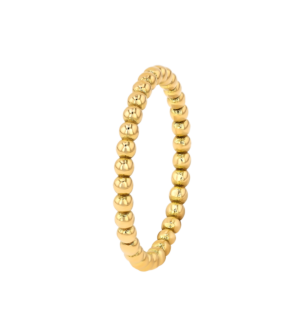 خاتم غاليريا من الذهب الأصفر عيار 18 قيراط