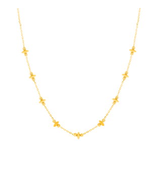 Harmony Fantasy necklace in 22k Yellow Gold