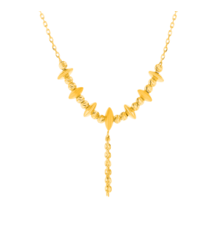 Harmony emotions necklace in 22k Yellow Gold