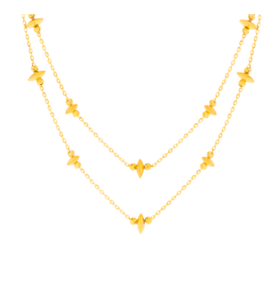 Harmony Life necklace in 22k Yellow Gold