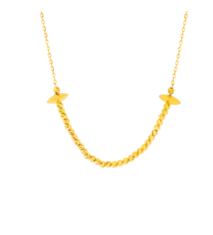 Harmony glamour necklace in 22k Yellow Gold