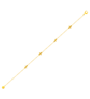 Harmony Fantasy Bracelet in 22k Yellow Gold