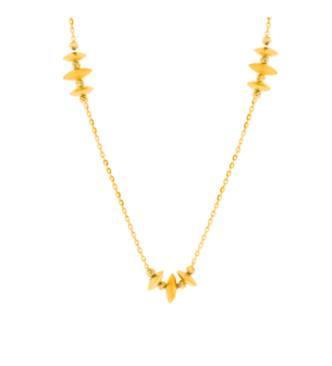 Harmony blaze Necklace in 22k Yellow Gold