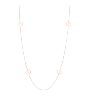 Jal Auric Water 18K Rose Gold Long Chain