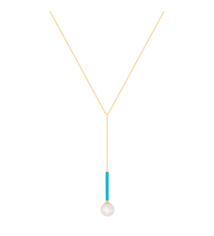 Kiku Glow Neon Freshwater Pearl Necklace