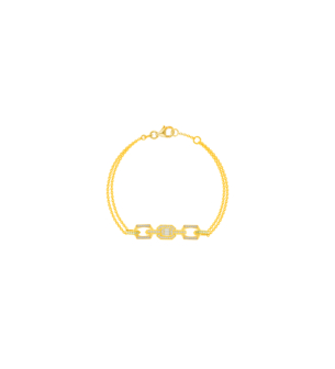 Links Luminara 18k Yellow Gold Diamond Bracelet