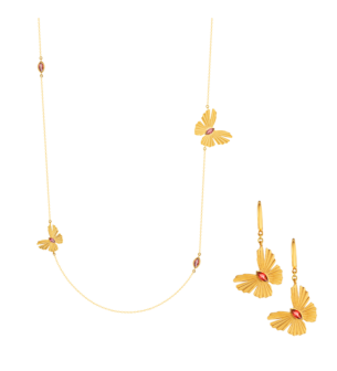 Mother's Day Farfasha Sunkiss Earrings and Necklace Set