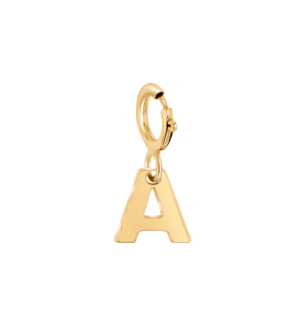 مجوهرات الأطفال من آرا  تعليقة قلادة  من الذهب لحرف "A"