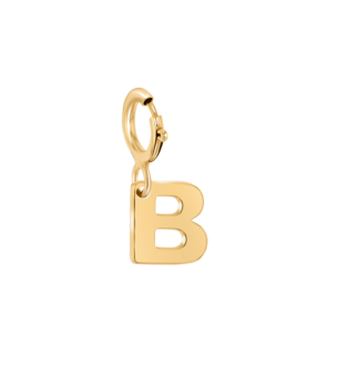 Children's Jewellery Ara Golden  Charm "B" Initial Pendant                  
