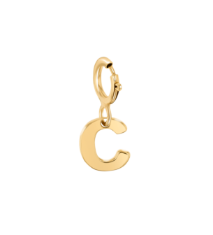 Children's Jewellery Ara Golden  Charm "C" Initial Pendant                  