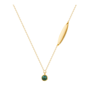 Children's Jewellery Ara Emerald May Birthstone Necklace             