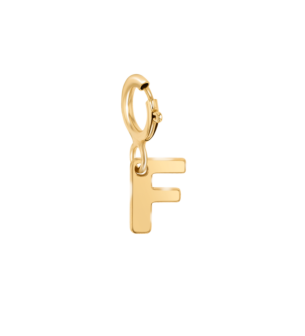 Children's Jewellery Ara Golden  Charm "F" Initial Pendant                  