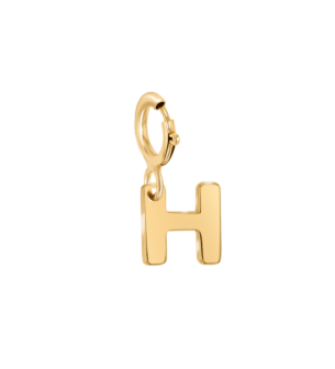 مجوهرات الأطفال من آرا  تعليقة قلادة  من الذهب لحرف "H"