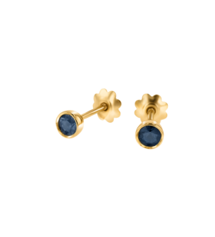 Children's Jewellery Ara Blue Sapphire September Birthstone Earrings                 