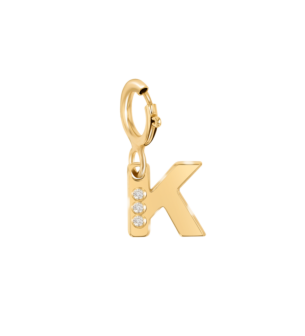 Children's Jewellery Ara Diamond  "K" Initial Pendant                  