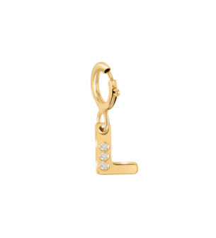 Children's Jewellery Ara Diamond  "L" Initial Pendant                  