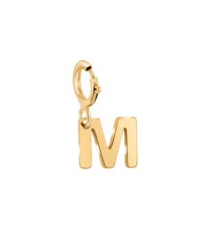 Children's Jewellery Ara Golden  Charm "M" Initial Pendant                  