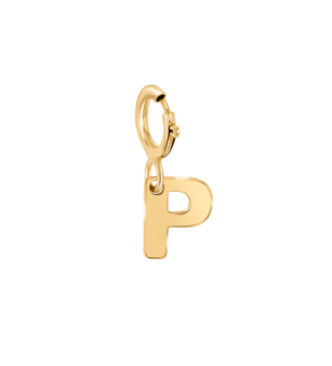 Children's Jewellery Ara Golden  Charm "P" Initial Pendant                  