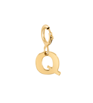 Children's Jewellery Ara Golden  Charm "Q" Initial Pendant                  