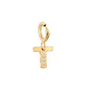 Children's Jewellery Ara Diamond  "T" Initial Pendant                  