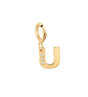Children's Jewellery Ara Diamond  "U" Initial Pendant                  