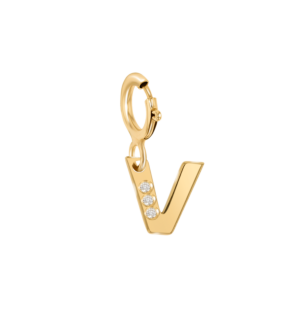 Children's Jewellery Ara Diamond  "V" Initial Pendant                  