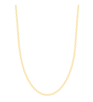 Moda Oval Necklace in 18K Gold