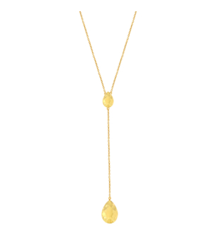 Moda Diamante 18k Yellow Gold Necklace