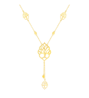 PARADISE LIFE NECKLACE IN 18K YELLOW GOLD 