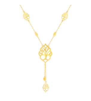 PARADISE LIFE NECKLACE IN 22K YELLOW GOLD 