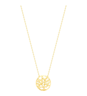 Paradise Light Weight Necklace In 18K Yellow Gold