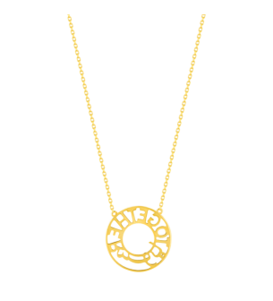 Key Of Hope Together سويا Necklace 18K Yellow Gold & Diamonds 