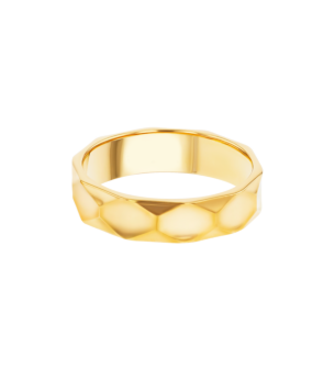 Wedding Band Mr. & Mrs. Ring  In 22K Yellow Gold