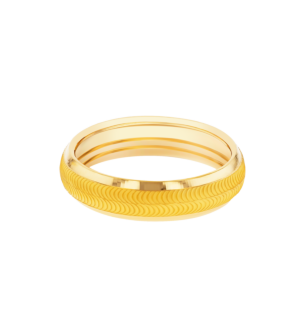 Wedding Band Love & Grace Ring  In 22K Yellow Gold