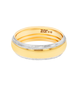 Wedding Band Perfect Match Ring  In 22K Yellow Gold