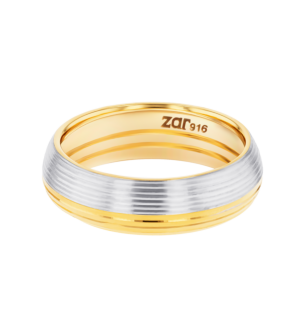 Wedding Band  She Said Yes Ring  In 22K Yellow Gold