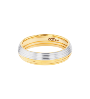 Wedding Band She Said Yes Ring  In 22K Yellow Gold