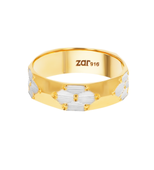Wedding Band My Better Half Ring  In 22K Yellow Gold