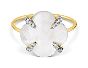 Morganne Bello Ring With Mother Of Pearl And Diamond