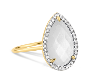 Morganne Bello Ring With Mother Of Pearl And Diamond