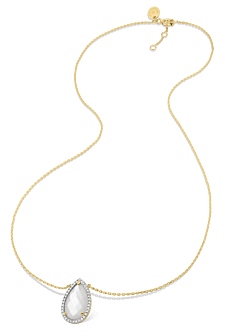 Morganne Bello Necklace With Mother Of Pearl And Diamond