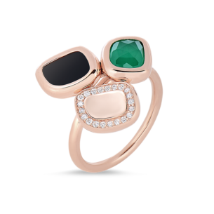 Roberto Coin Black Jade Ring