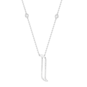 Alif White Gold Diamond Necklace